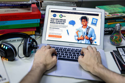 Folha e Farias Brito realizam simulado online gratuito do Enem