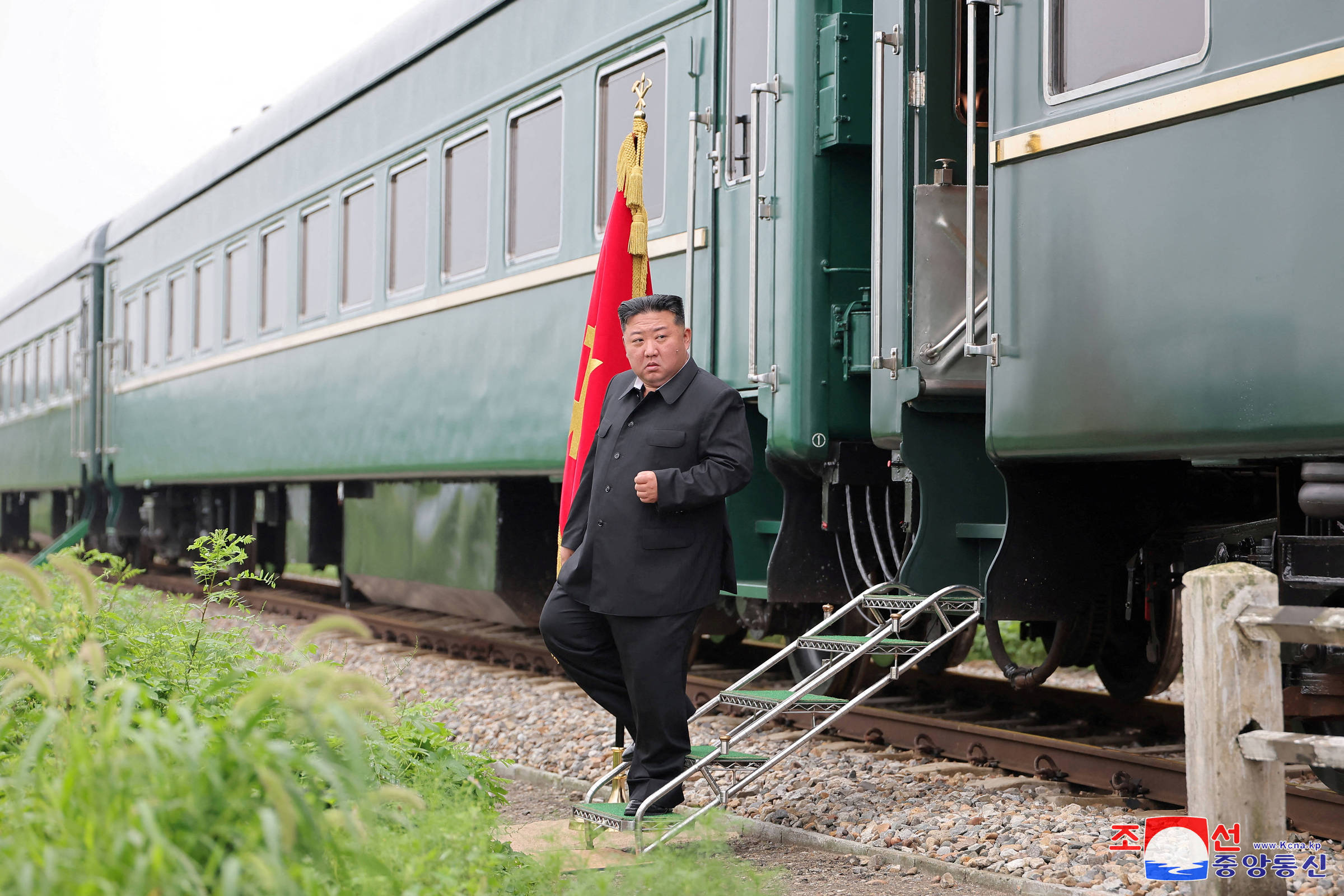 Como é o trem em que viaja o ditador da Coreia do Norte, Kim Jong-un