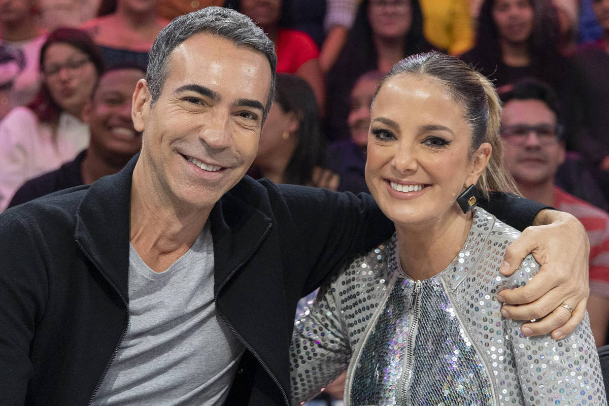 Record libera Ticiane Pinheiro para gravar vinheta de fim de ano da Globo com Tralli