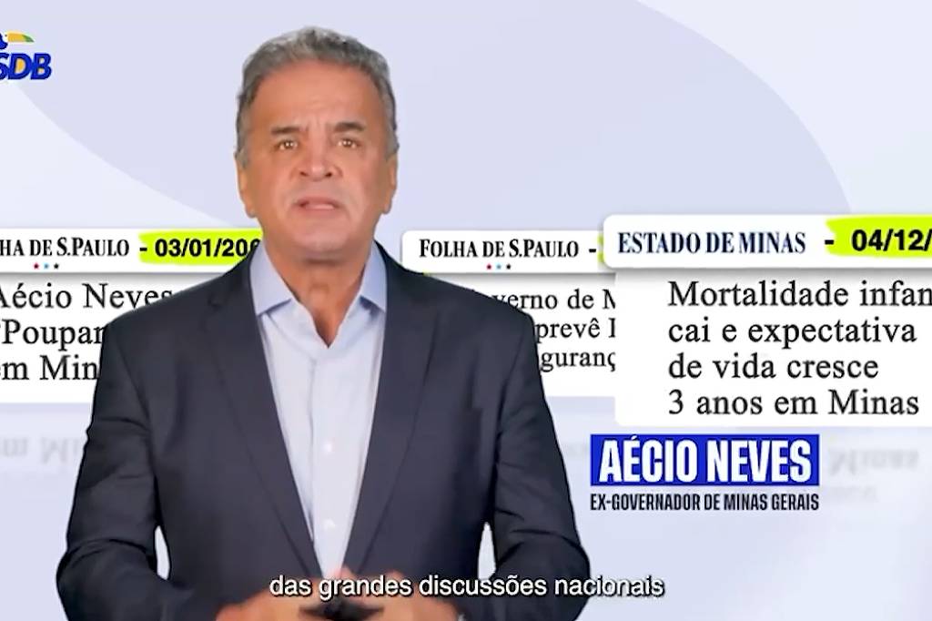 Aécio assume presidência do PSDB e diz que avenida se abre para o centro em 2026