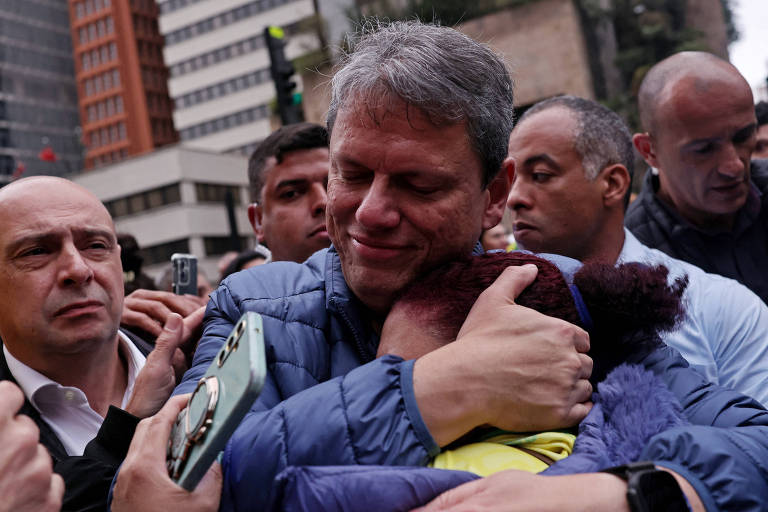 Manifestantes bolsonaristas em protesto
