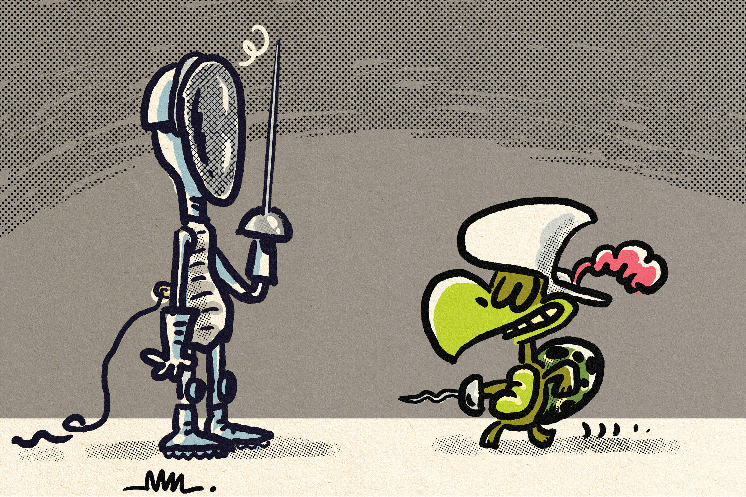 O toque da Tartaruga Touché