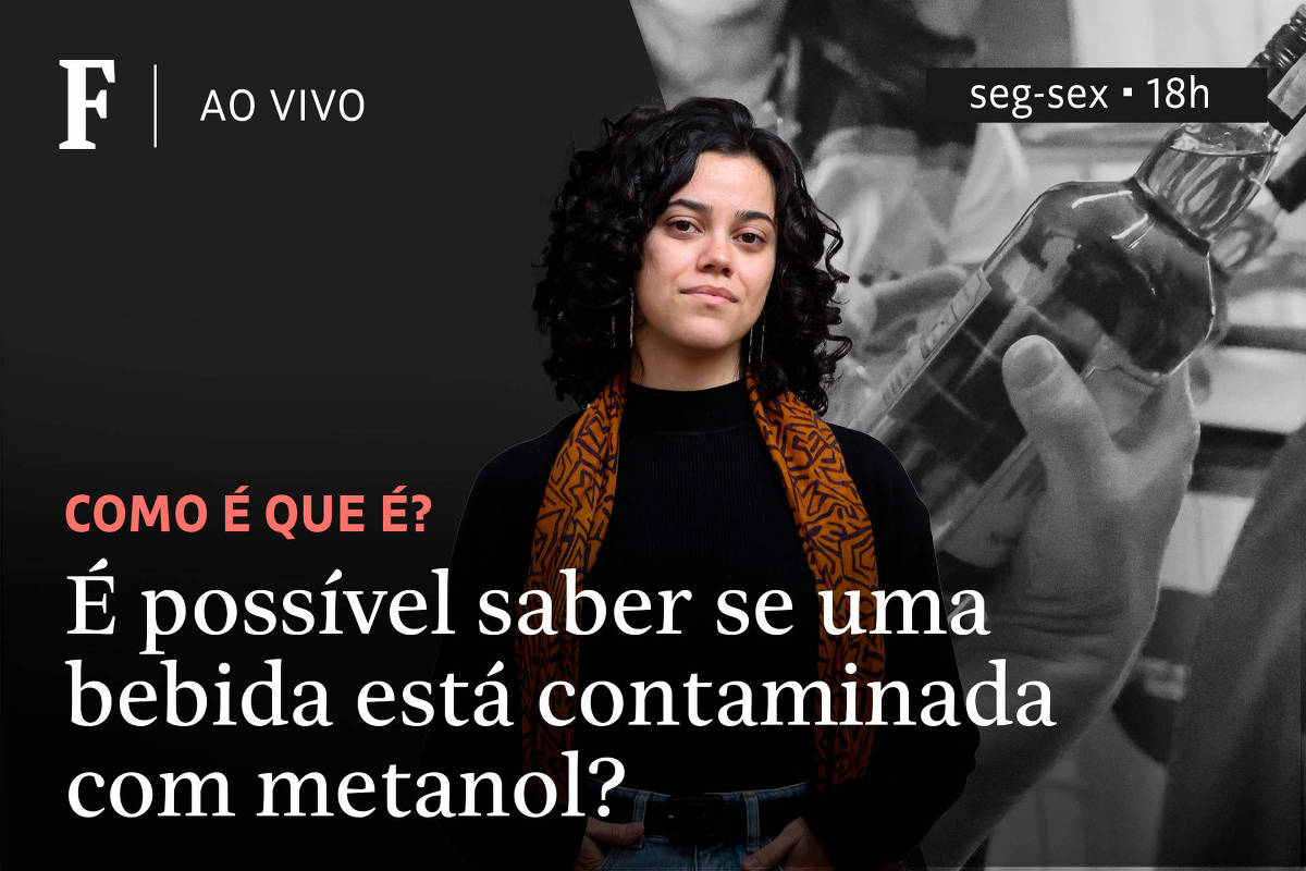 É possível saber se uma bebida está contaminada com metanol?
