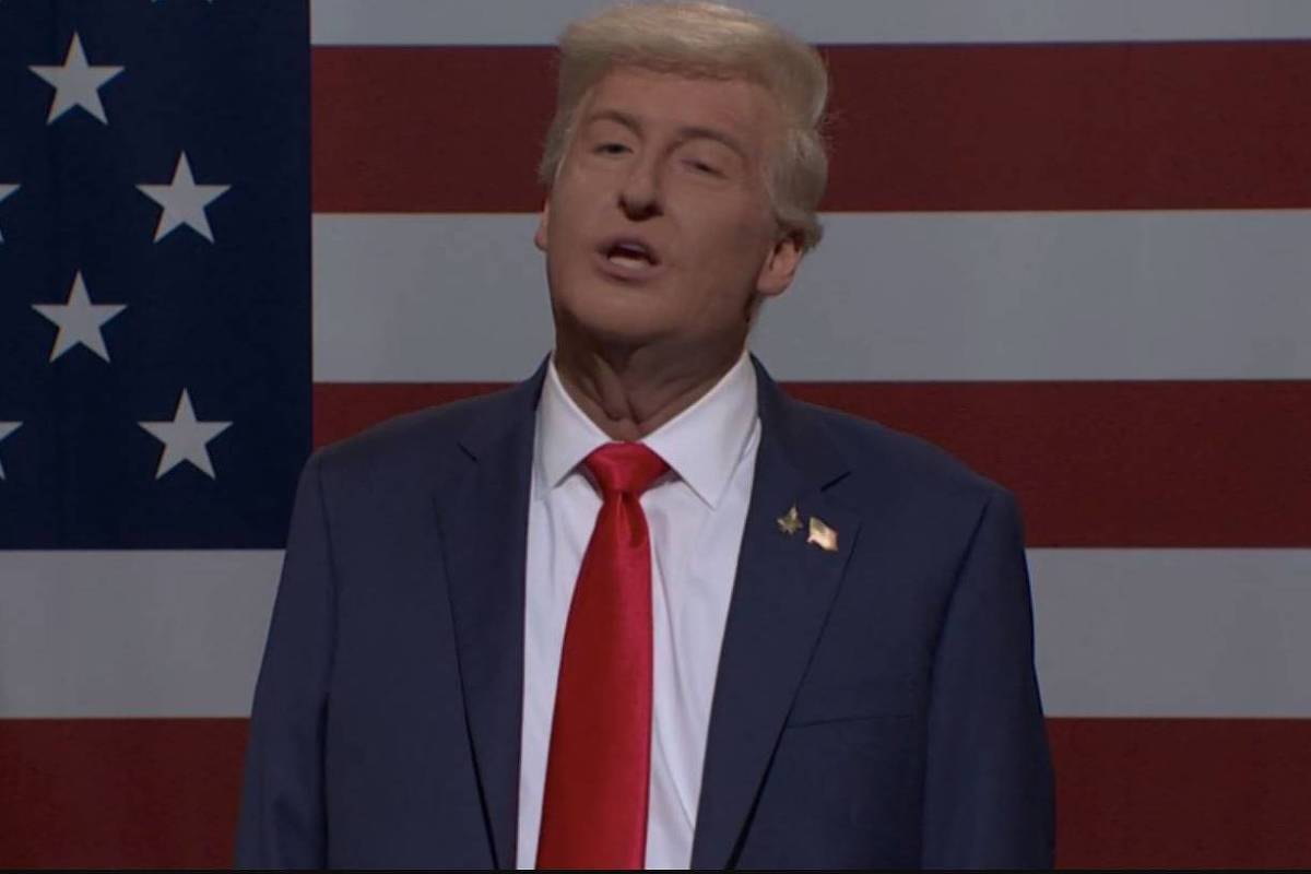 Saturday Night Live faz paródia de Trump e de sua censura à televisão