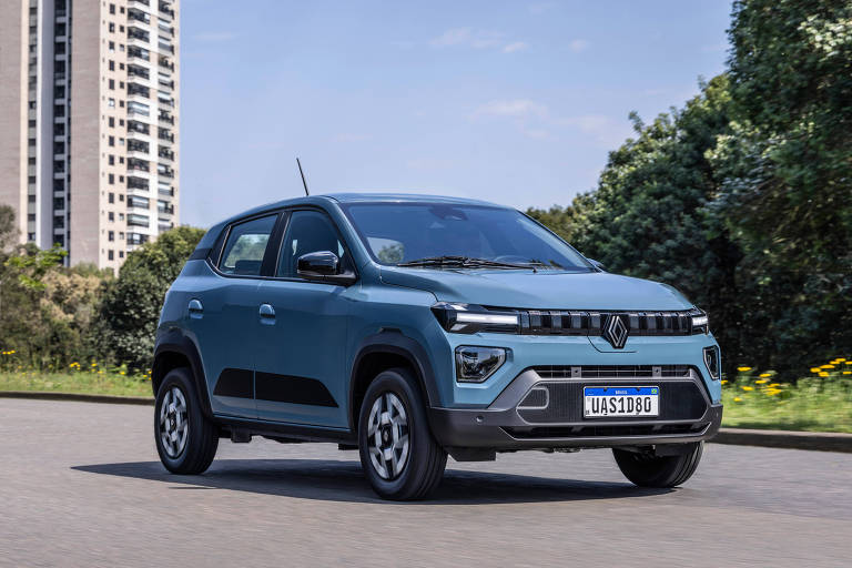 Renault Kwid elétrico em destaque