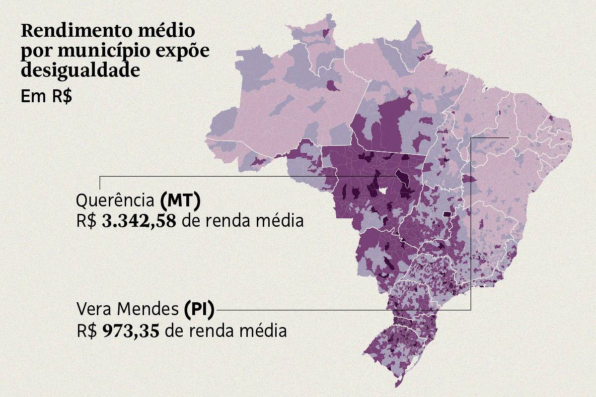 Qual a renda média de homens e mulheres na minha cidade? Veja em mapa interativo