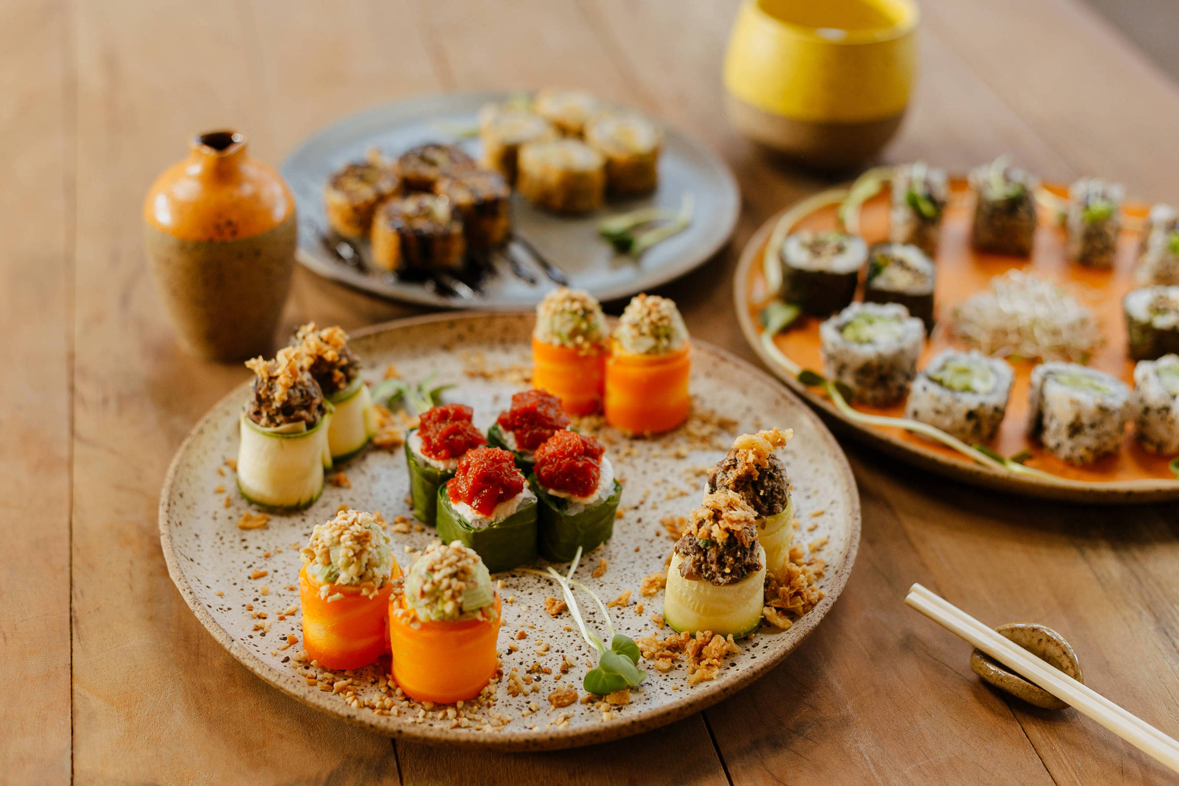 Novo restaurante em São Paulo, Bejí prepara sushis veganos