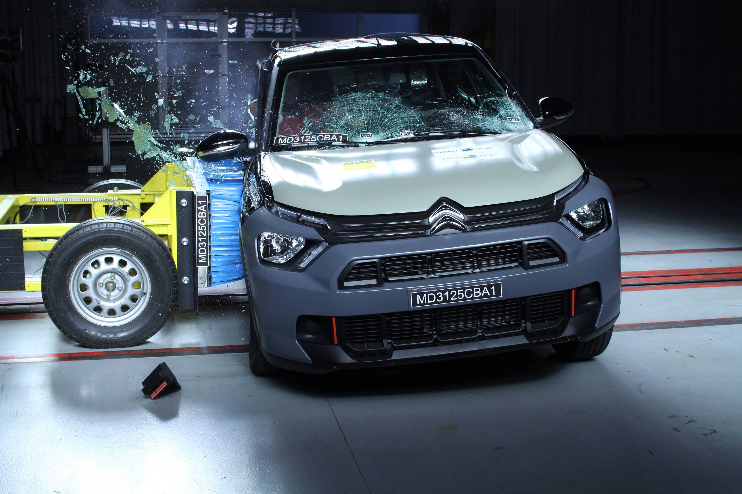 Citroën Basalt é reprovado em teste de batida do Latin NCAP; veja vídeo