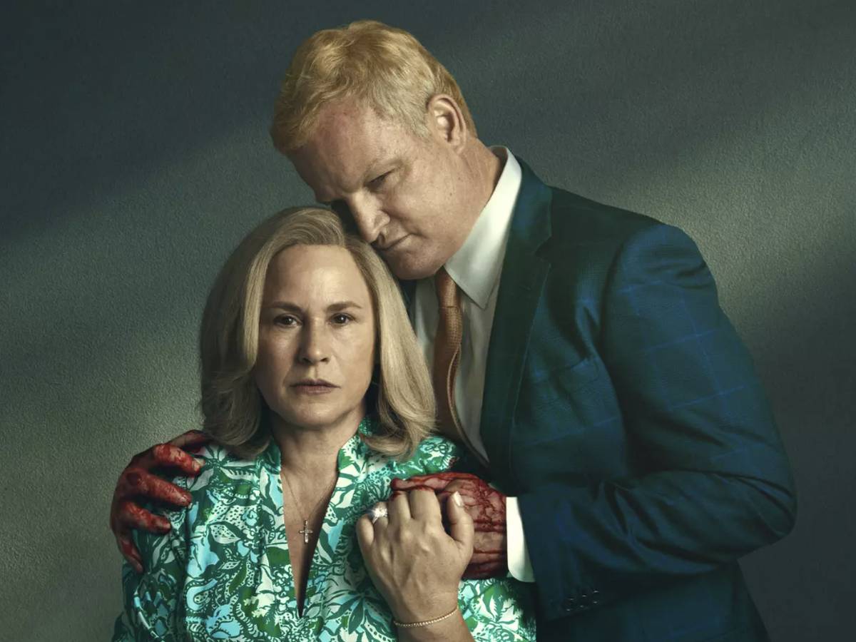 Jason Clarke e Patricia Arquette em 'Crime de Uma Dinastia: O Caso Murdaugh'
