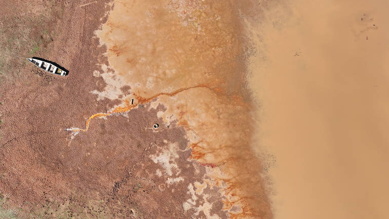 Gráfico com projeções de consumo de água.
