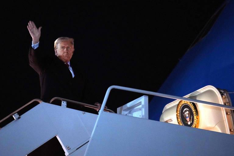 Donald Trump durante evento nos Estados Unidos