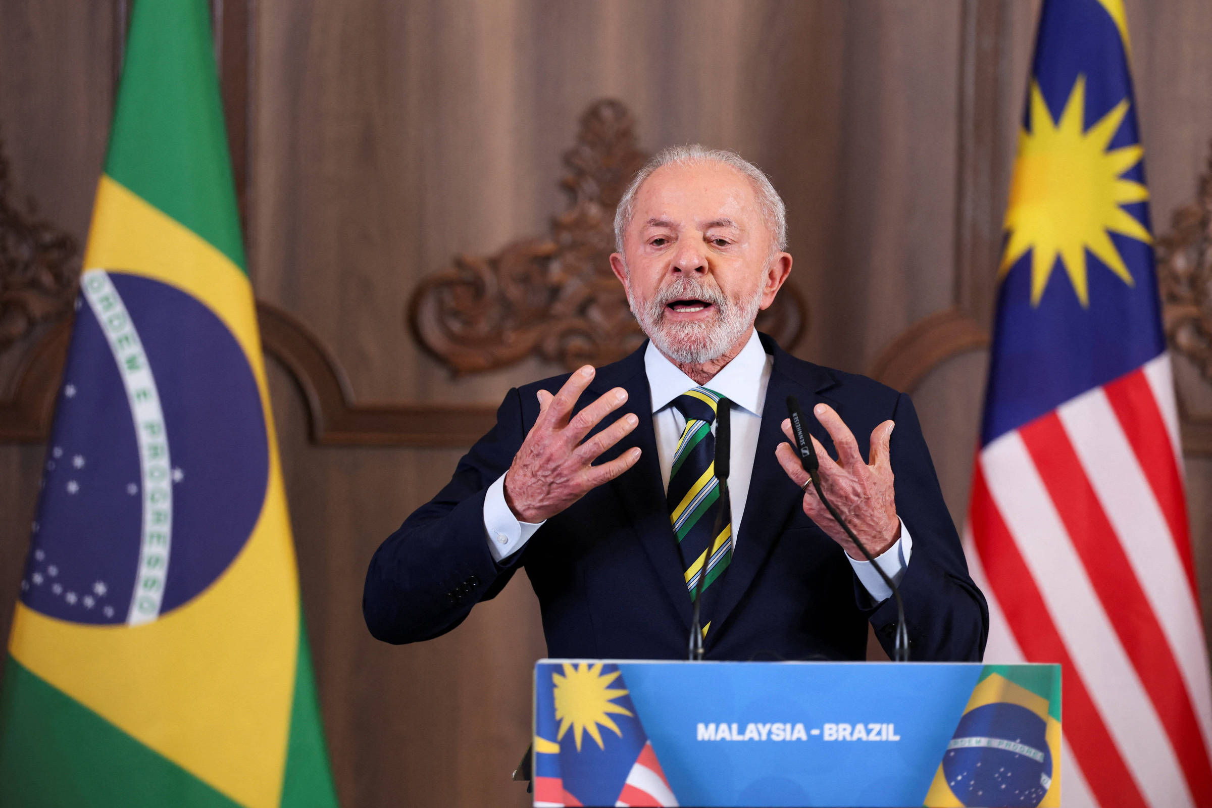 'Estou convencido de que nos próximos dias teremos uma solução entre Estados Unidos e Brasil', diz Lula