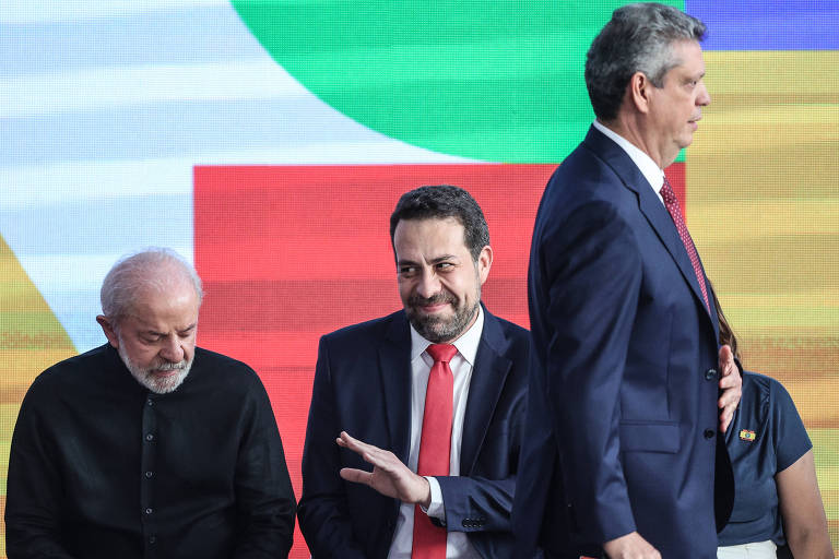 Vista geral da cerimônia de posse de Guilherme Boulos como ministro