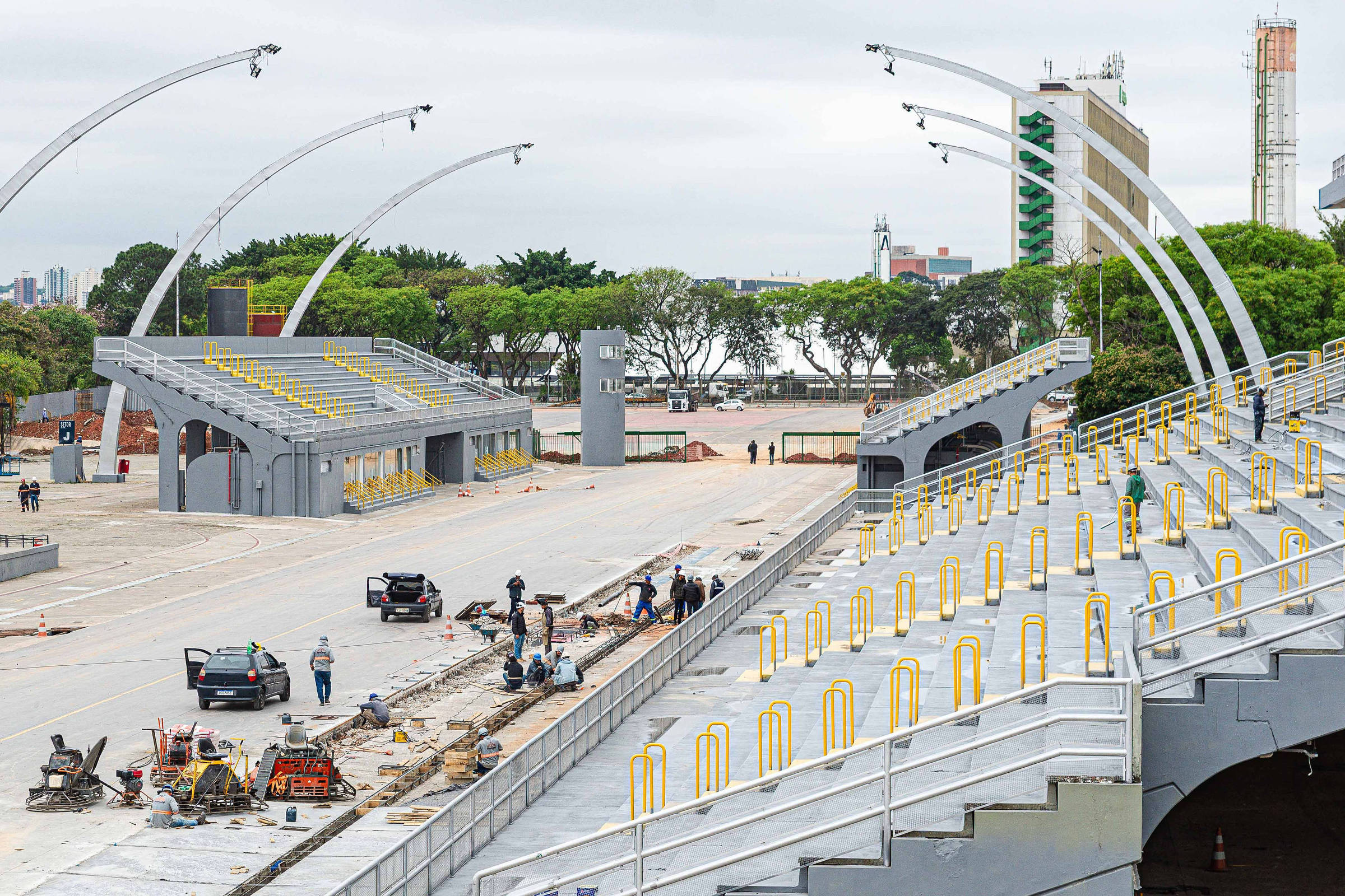 Sambódromo de SP passa pela sua maior revitalização após falhas de segurança apontadas neste ano