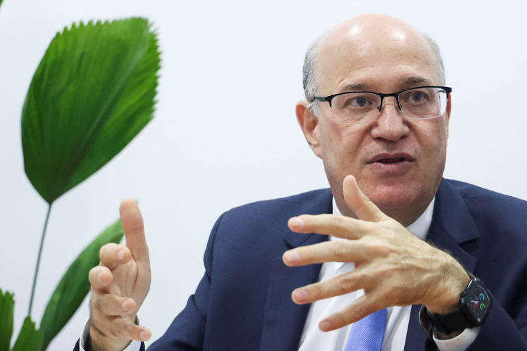 Vista aérea da região amazônica.