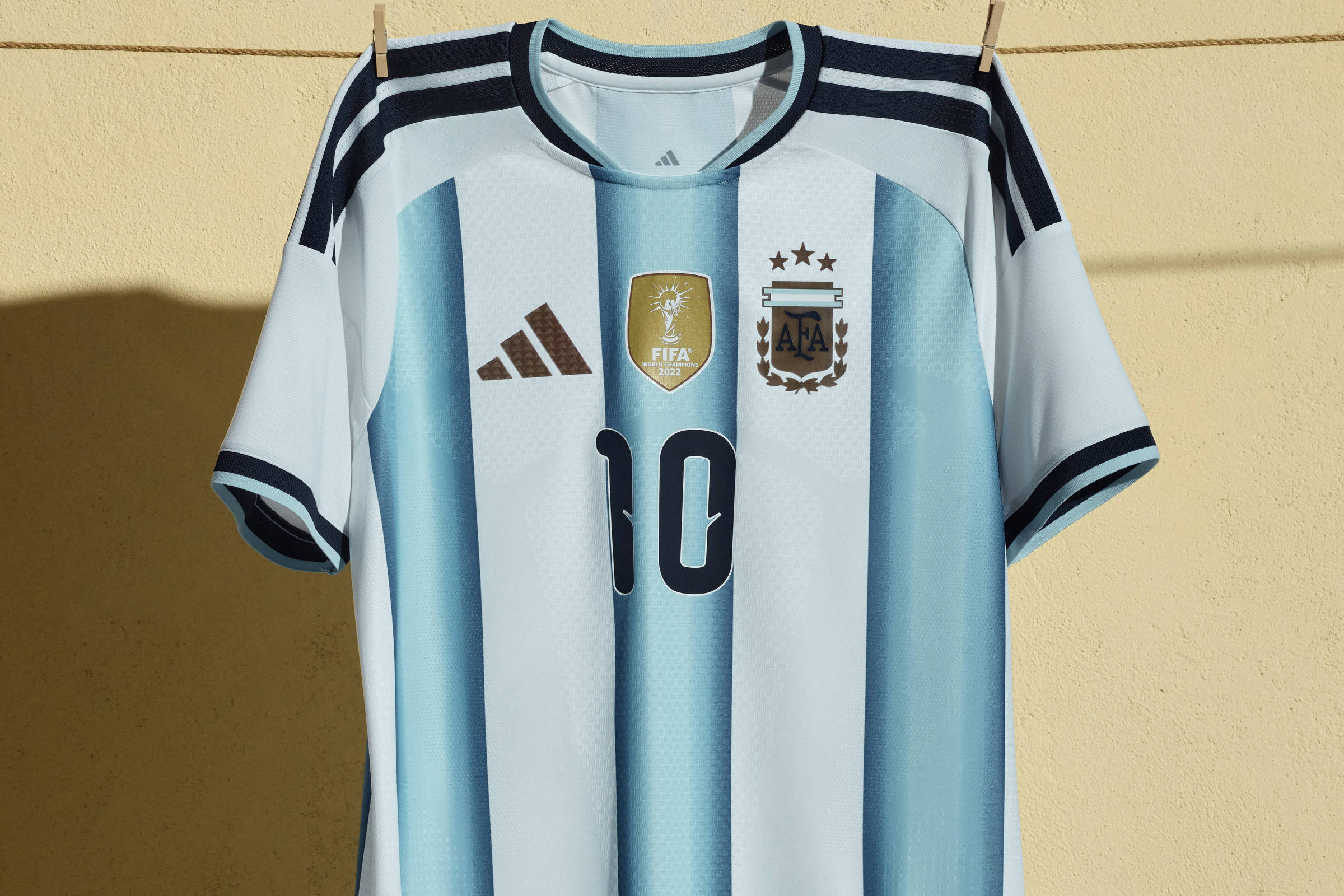 Confira o uniforme que Argentina usará na Copa de 2026