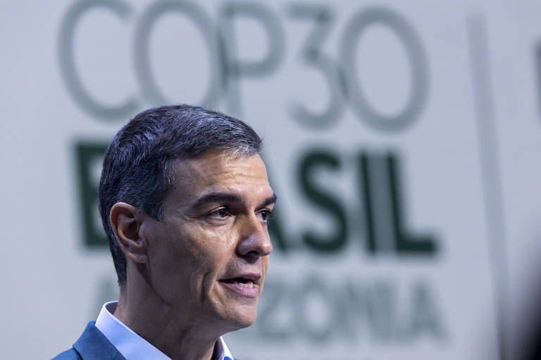 Coletiva de imprensa com o presidente do governo da Espanha, Pedro Sánchez, na Cúpula da COP30 em Belém