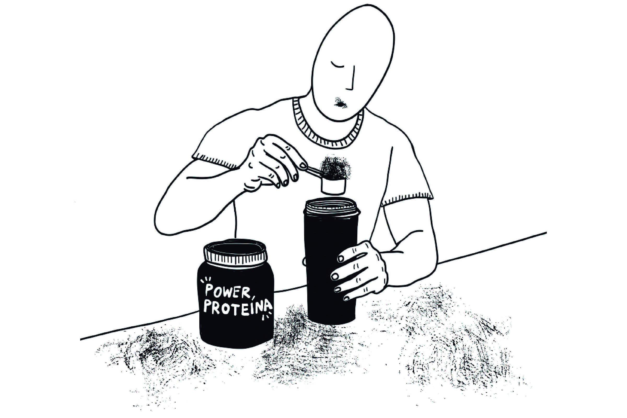 Na minha época, aqueles que ingeriam nutrientes em baldes eram os porcos