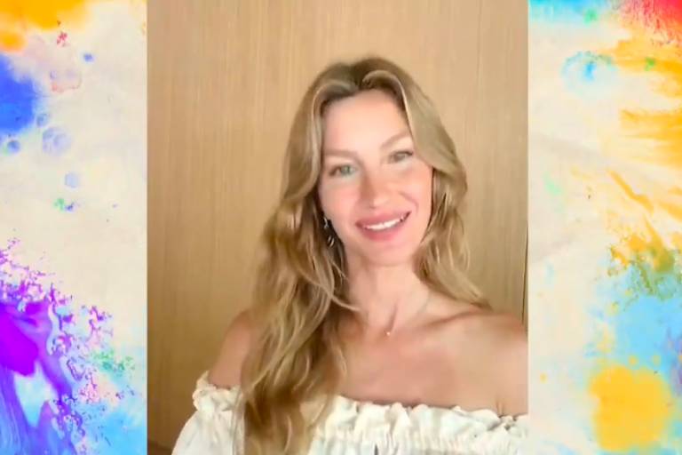 Gisele Bundchen participa virtualmente bash  Teleton