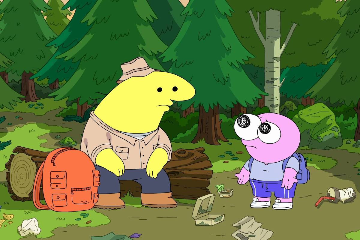 Como a animação 'Smiling Friends' viralizou ao unir nonsense e ironias a Trump