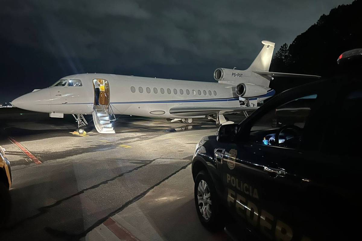 PF apreende avião de Vorcaro de valor estimado em R$ 200 milhões