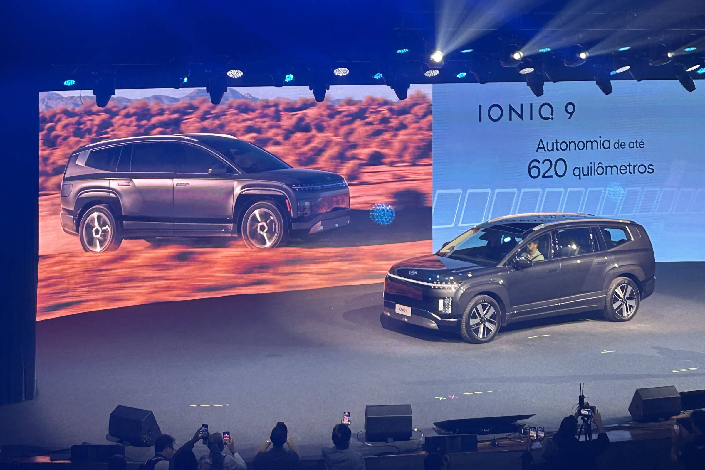 Hyundai quer segmento de luxo com Ioniq 9, SUV elétrico de sete lugares