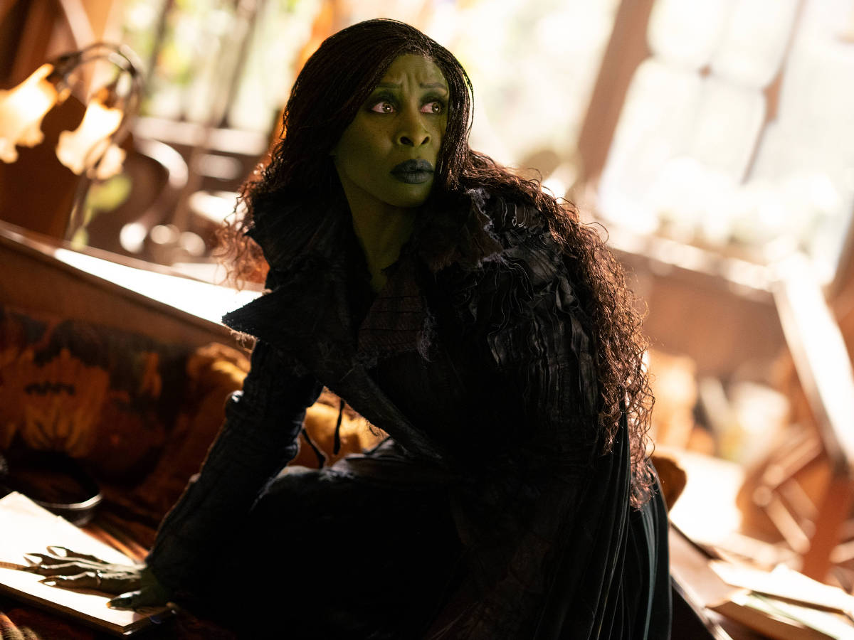 Cynthia Erivo is Elphaba in WICKED FOR GOOD, directed by Jon M. Chu.