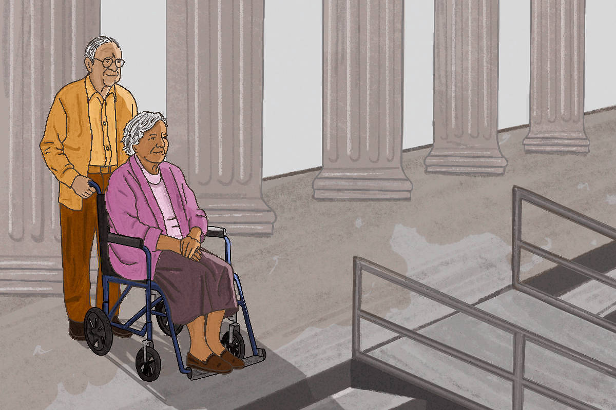 Nos EUA, idosos com deficiência rejeitam ajuda e adaptações para acessibilidade