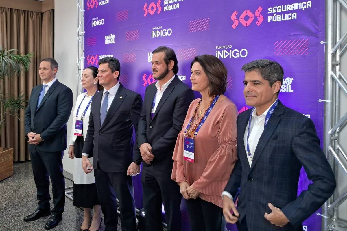 Evento em tom eleitoral do União Brasil tem críticas ao PT no campo da segurança pública