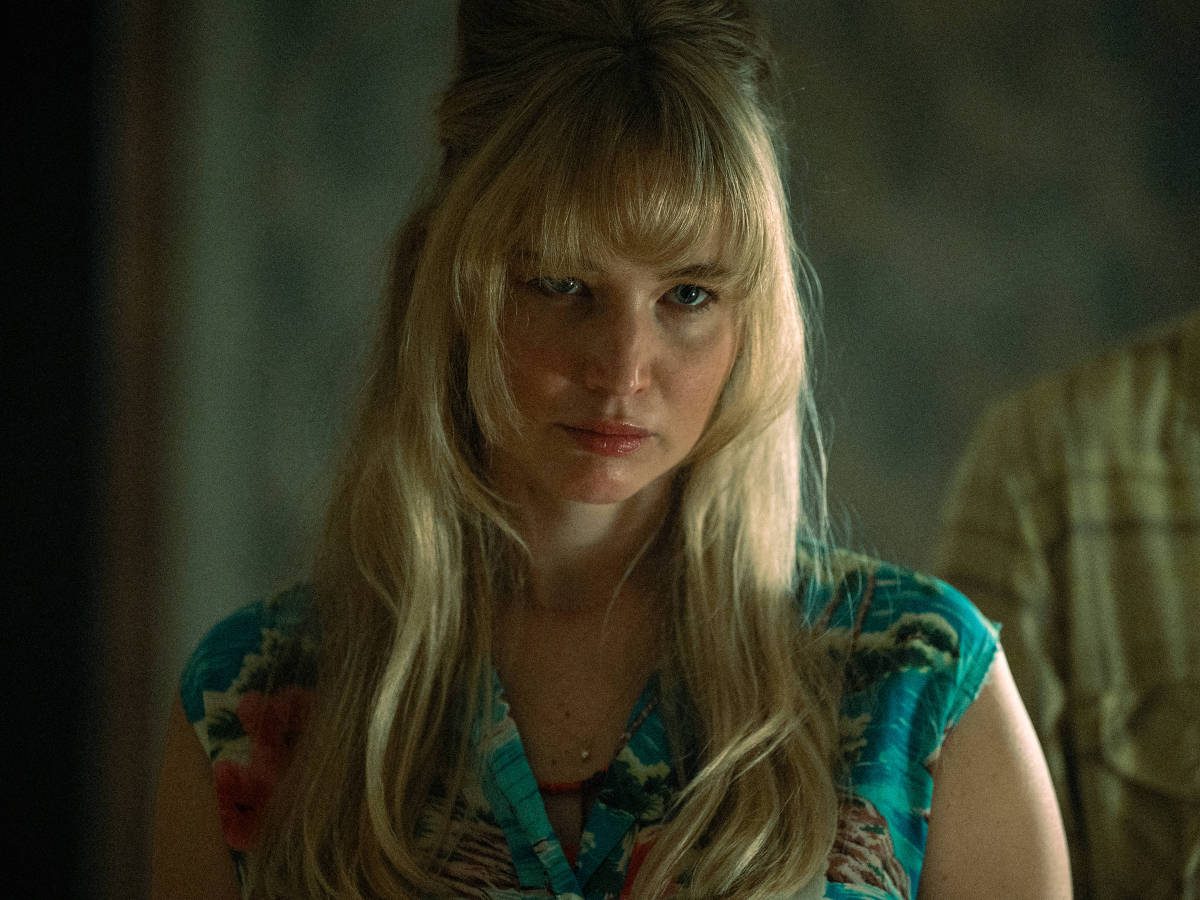 Jennifer Lawrence em cena do filme 'Morra, Amor', de Lynne Ramsay