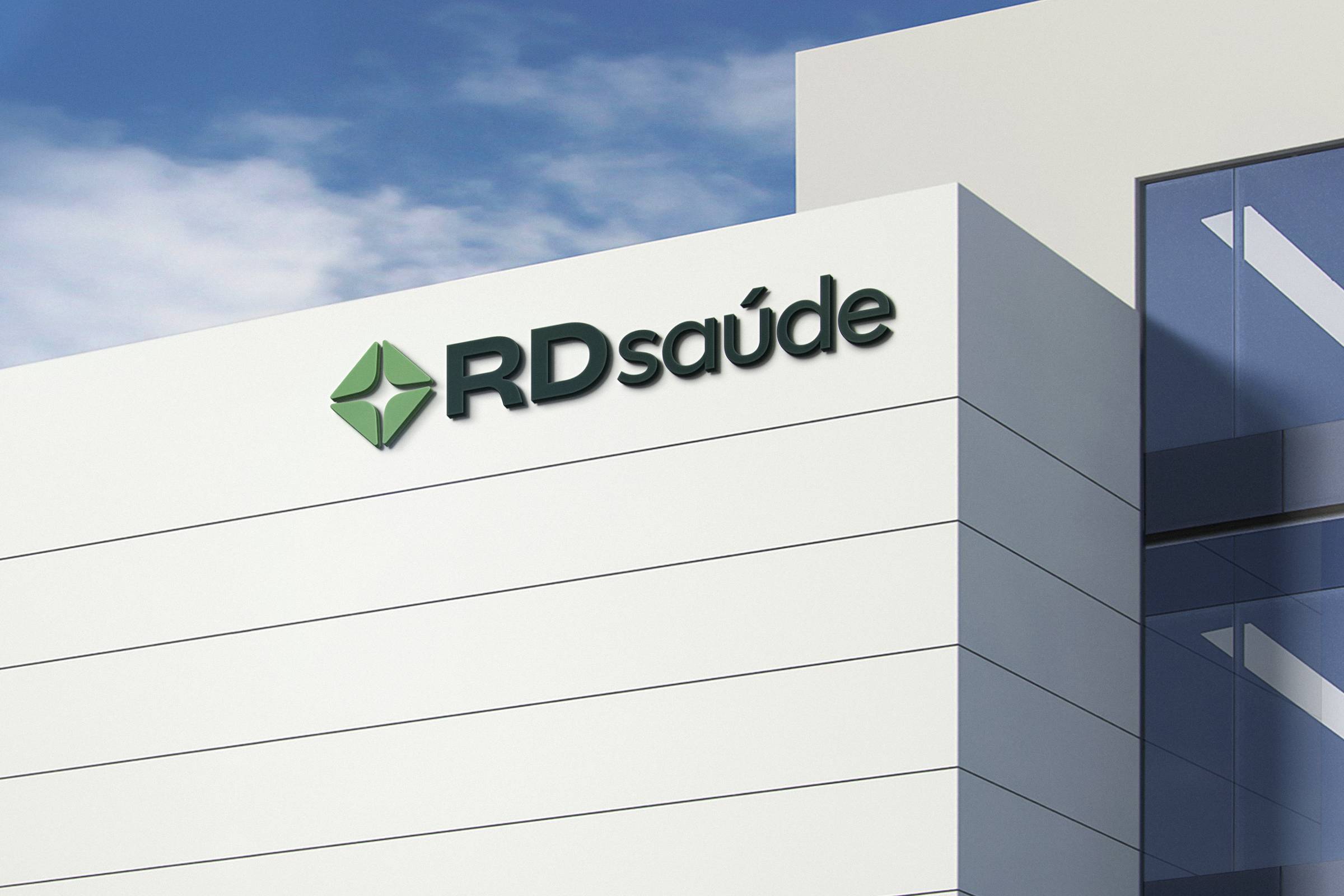 Fachada do grupo RD Saúde, dono das redes de farmácias Raia e Drogasil