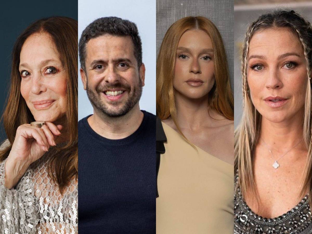 Susana Vieira (&agrave; esquerda), Maur&iacute;cio Meirelles, Marina Ruy Barbosa e Luana Piovani fizeram declara&ccedil;&otilde;es curiosas no ano