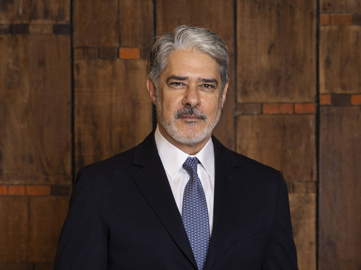 O apresentador do Jornal Nacional, William Bonner