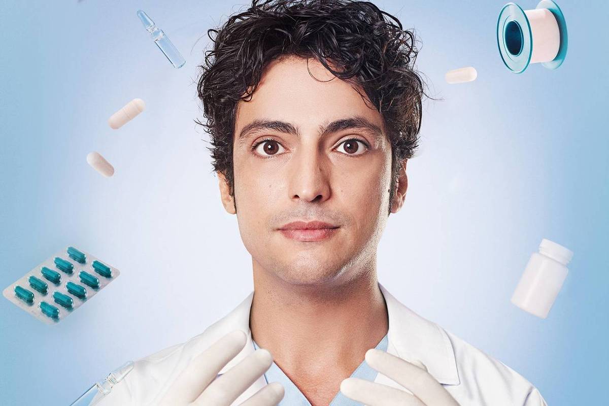 Arte promocional de 'Doutor Milagre', nova novela da Record prevista para 2027