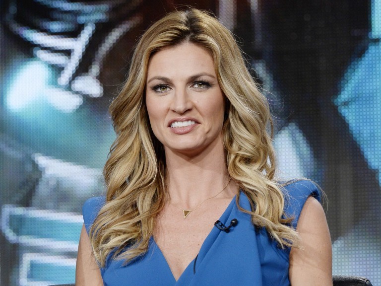 File photo of sports reporter Erin Andrews during at the Television Critics Association (TCA) Winter 2014 presentations in Pasadena