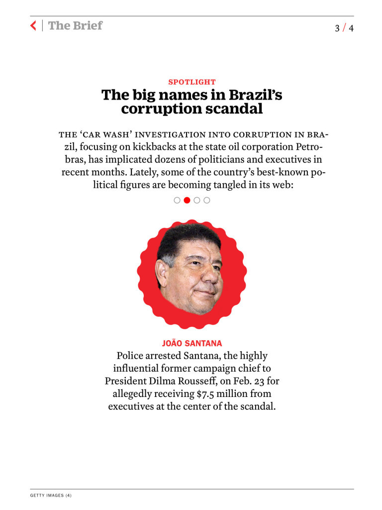 Revista "Time" troca de João Santana pela do técnico Joel Santana em reportagem sobre escândalo de corrupção no Brasil