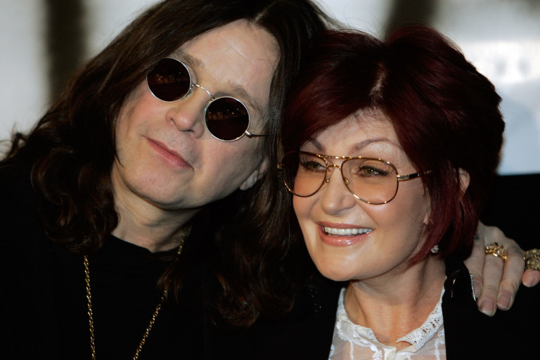 Ozzy Osbourne e Sharon em uma entrevista em 2007