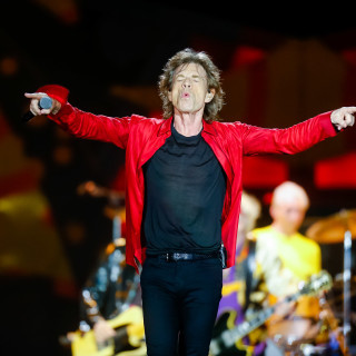 O vocalista Mick Jagger, da banda Rolling Stones