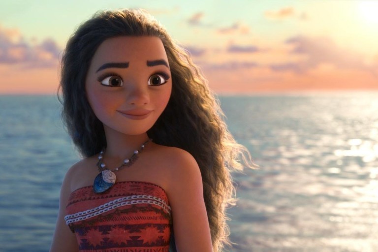 A princesa Moana já crescida