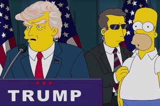 Homer Simpson acompanha discurso de Donald Trump em vídeo do seriado 