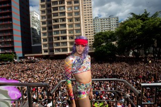 Pabllo Vittar na 21ª Parada do Orgulho LGBT de São Paulo
